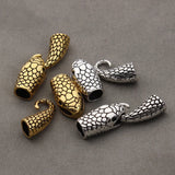 10Pcs Snake Clasp Hooks 7mm End Caps for Bracelet, DIY Jewelry Making
