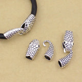 10Pcs Snake Clasp Hooks 7mm End Caps for Bracelet, DIY Jewelry Making