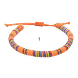 10Pcs Boho Colorful Polymer Bracelets for Women Girls