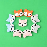 10Pcs Cat Shape Silicone Beads BPA-Free Teething Toys DIY Animal Baby Teether