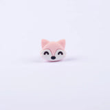 10Pcs Cat Shape Silicone Beads BPA-Free Teething Toys DIY Animal Baby Teether