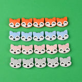10Pcs Cat Shape Silicone Beads BPA-Free Teething Toys DIY Animal Baby Teether