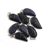 10Pcs Angel Wings Reiki Healing Pendant Quartz Crystal Necklace Beads