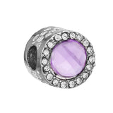 10Pcs Crystal Birthstone Charms Beads for Bracelets Necklace