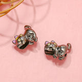 10Pcs/Lot Diy Cartoon Snail Cat Car Monogram Pendant Beaded Making Charms