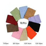 10Pcs Natural Jute Gift Bags Drawstring Burlap Bag Wedding Favor Jewelry Packagi