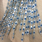 10Pcs Evils Eye Natural Mother of Pearl Shell Beads DIY Jewelry Finding