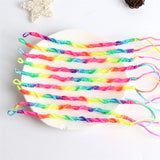 10Pcs Mixed Woven Bracelet Set Adjustable for Girls