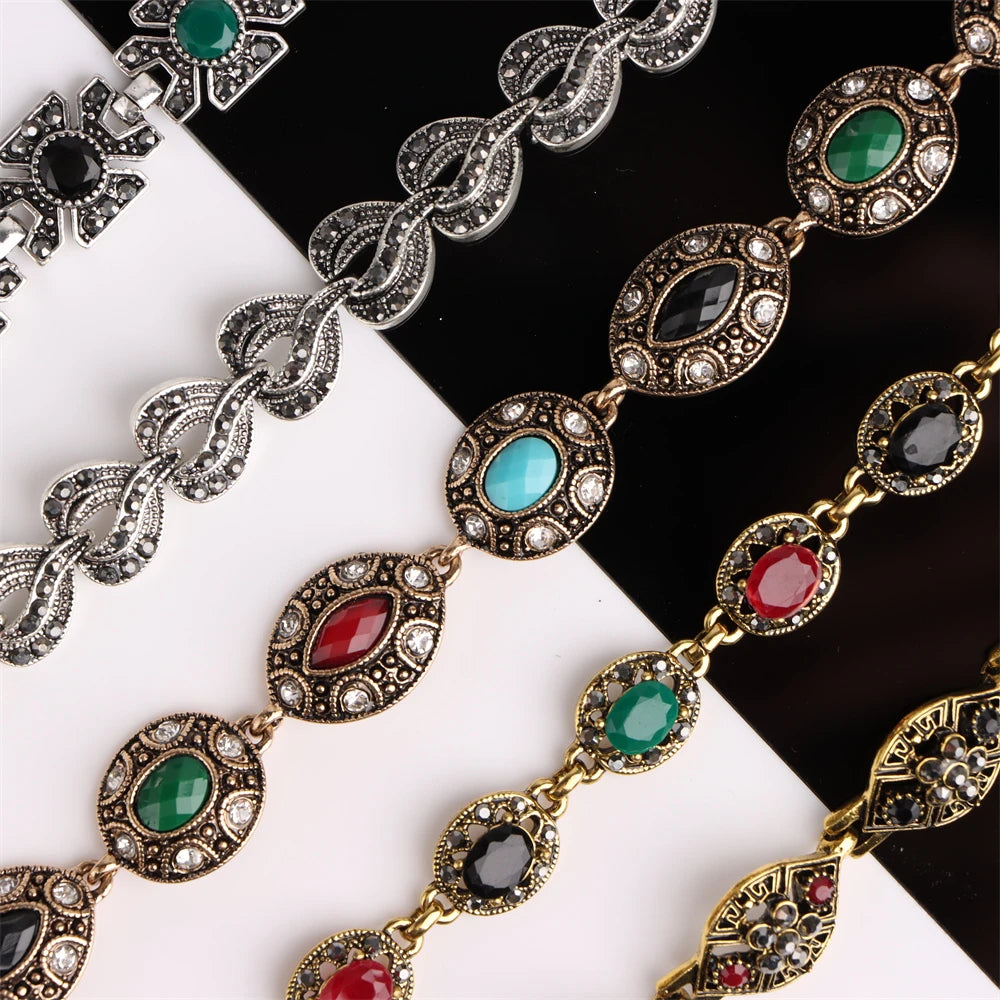 10Pcs Mixed Style Stainless Steel Bracelet For Men Women