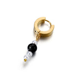 10Pcs Stainless Steel Round Hoop Earrings for DIY Jewelry Making
