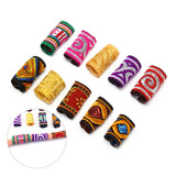 10Pcs/Lot Embroidery Hair Braid Beads Clips for Men Women