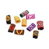 10Pcs/Lot Embroidery Hair Braid Beads Clips for Men Women