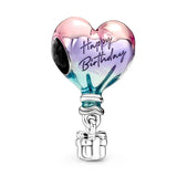 10Pcs Hot Air Balloon Series House Pendant Jewelry Making