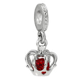 10Pcs/Lot Key Lock Crown MOM Castle Charms Beads Pendant DIY Jewelry Making