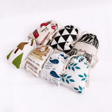 10Pcs Linen Cotton Bag 9x12cm Drawstring Gift Pouches