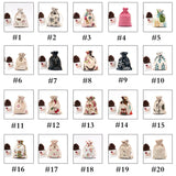 10Pcs Linen Cotton Bags 10x14cm Small Party Wedding Favor Muslin Gift Pouches