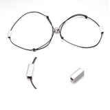 10Pcs Stainless Steel Strip Tube Charms DIY Jewelry Making
