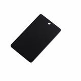 10Pcs Mirror Polish Stainless Steel Charms Rectangle Blank for DIY Necklace