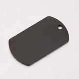 10Pcs Mirror Polish Stainless Steel Charms Rectangle Blank for DIY Necklace