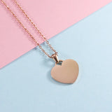 10Pcs Heart Pendant Necklace for Men Women