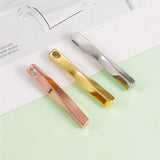 10Pcs Mirror Polish Steel Strip Bar Charms For DIY Jewelry