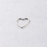 10Pcs Stainless Steel Heart Charms Love Pendants DIY Accessories 13x15mm