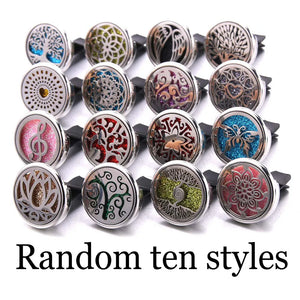 10Pcs Mixed Aromatherapy Car Clip Essential Oil Diffuser