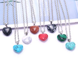 10Pcs/Lot Mixed Natural Stone Necklace Multicolor Jewelry Chakra Necklace
