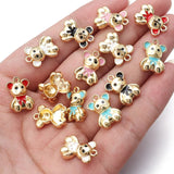 10Pcs Alloy Drip Oil Charms Animal Pendant DIY Jewelry Making Accessories