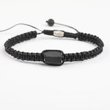 10Pcs Natural Tourmaline Chip Beads Cord Bracelet N0383JBC