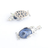 10Pcs Sodalite Tiny Owl Pendants Charm Reiki Lucky Animal Shaped
