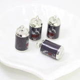 10Pcs Resin 3D Drink Alcohol Can Charms Pendant DIY Earring Keychain Jewelry