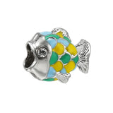 10Pcs Frog Dolphin Rainbow Charms Beads Pendant for DIY Bracelets Necklaces