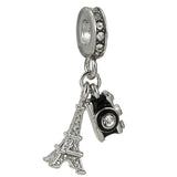 10Pcs Silver Plated Boy Girl Charms Beads Pendant DIY Jewelry Making