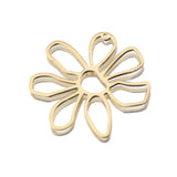10Pcs Brass Hollow Butterfly Orchid Flower Charms For DIY Earrings