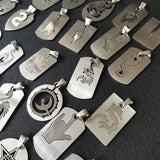 10Pcs Stainless Steel Pendants Jewelry Finding Accessories