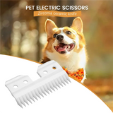 10Pcs/Lot Ceramic 18 Teeth Pet Clipper Blade for A5 Series
