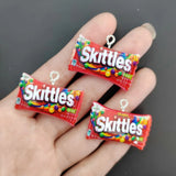 10Pcs Resin Candy Charm Pendant DIY Crafts Jewelry Earrings Keychain