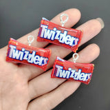 10Pcs Resin Candy Charm Pendant DIY Crafts Jewelry Earrings Keychain