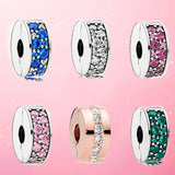 10Pcs/Lot Positioning Button Charm Beads DIY Bracelets Bangles Jewelry