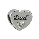 10Pcs Silver Heart Charms DIY Jewelry Making