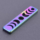 10Pcs/Lot Stainless Steel Triple Moon Star Charms Gothic Pendant Jewelry Making
