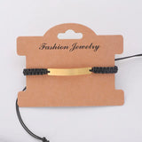 10Pcs Stainless Steel Mirror Polish Woven Bracelet
