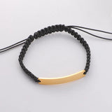 10Pcs Stainless Steel Mirror Polish Woven Bracelet