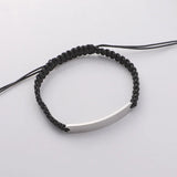 10Pcs Stainless Steel Mirror Polish Woven Bracelet