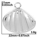 10Pcs/Lot Sea Conch Shell Charms Pendant DIY Jewelry Making Accessories Bulk