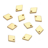 10Pcs Rhombus Charms Pendant for Jewelry DIY Making
