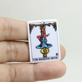 10Pcs Tarot Card Charm Acrylic Pendant For Jewelry Making