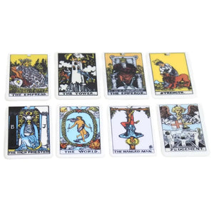 10Pcs Tarot Card Charm Acrylic Pendant For Jewelry Making