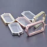 10Pcs Heart Locket Pendant Couple Love Glass Relicario Colgantes Jewelry